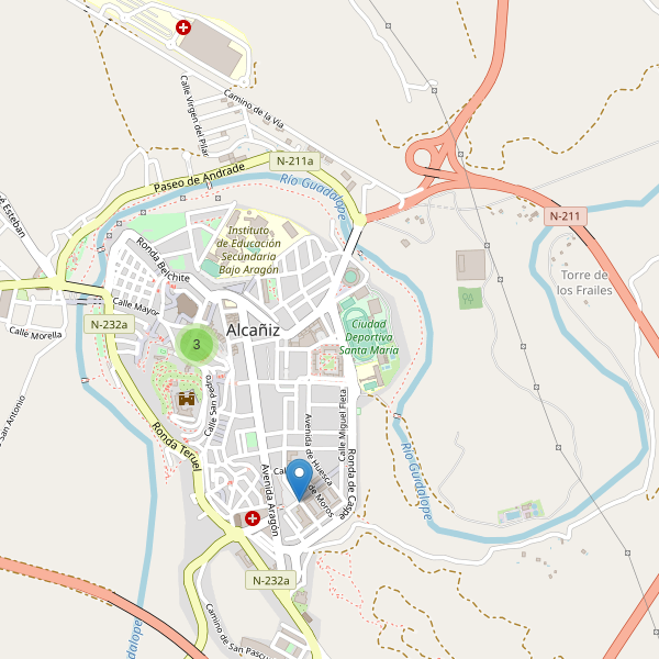Mapa de bares en Alcañiz Thumbnail