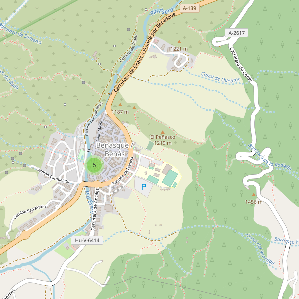 Mapa de bares en Benasque Thumbnail