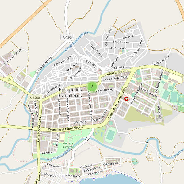 Mapa de bares en Ejea de los Caballeros Thumbnail