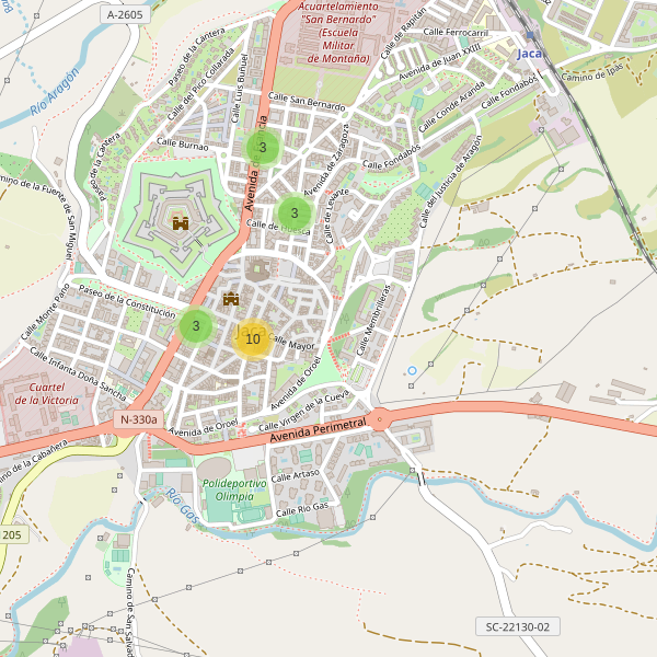 Mapa de bares en Jaca Thumbnail