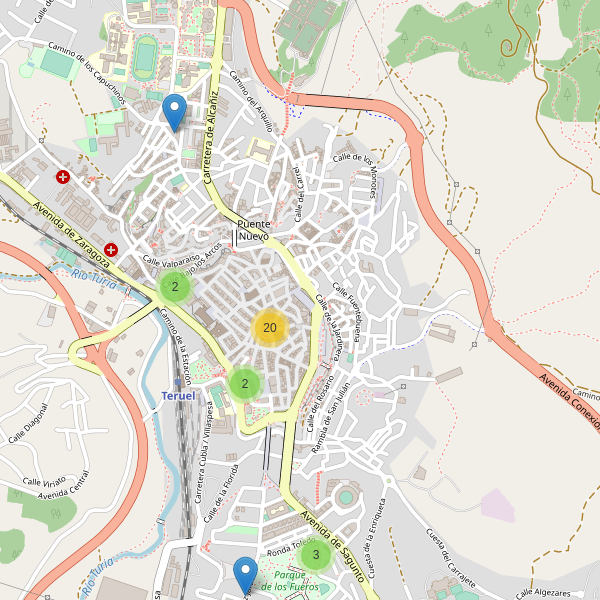Mapa de bares en Teruel Thumbnail