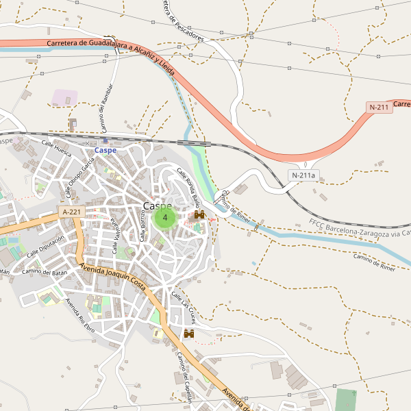 Mapa de cajeros-automaticos en Caspe Thumbnail