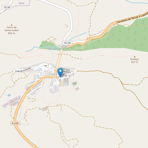 Mapa de cajeros-automaticos en Castellote Thumbnail