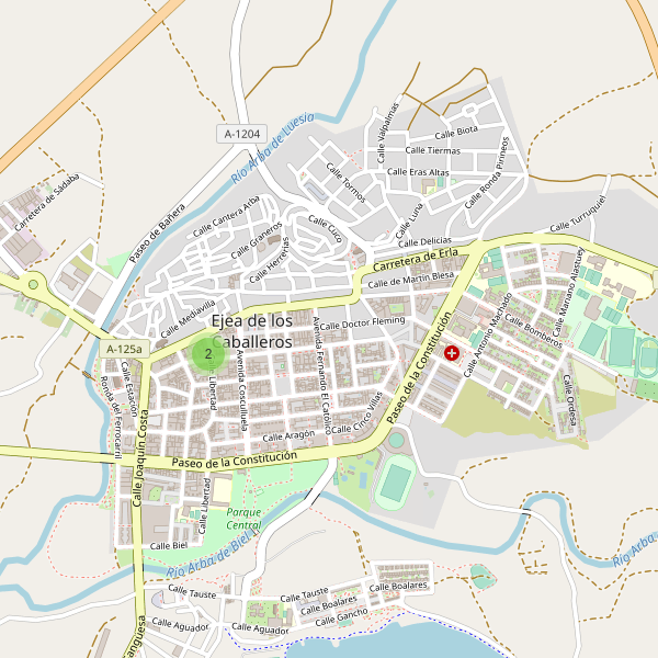 Mapa de cajeros-automaticos en Ejea de los Caballeros Thumbnail