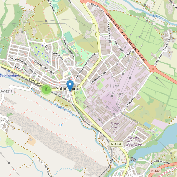 Mapa de cajeros-automaticos en Sabiñánigo Thumbnail