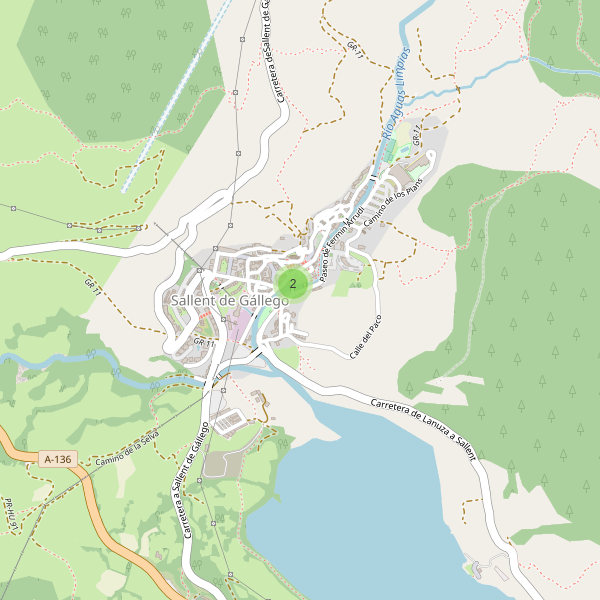 Mapa de cajeros-automaticos en Sallent de Gállego Thumbnail