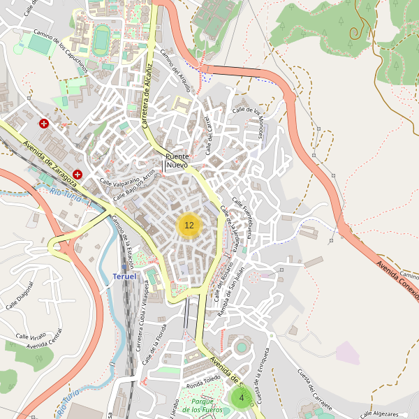 Mapa de cajeros-automaticos en Teruel Thumbnail