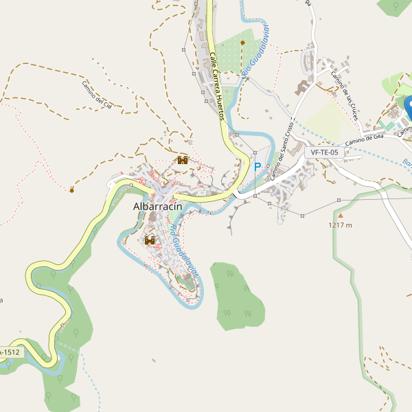 Mapa de escuelas en Albarracín Thumbnail