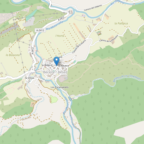 Mapa de escuelas en Beceite Thumbnail