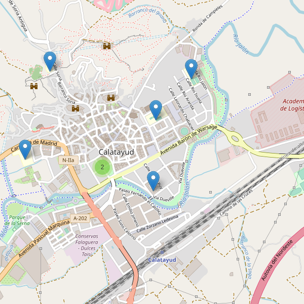 Mapa de escuelas en Calatayud Thumbnail