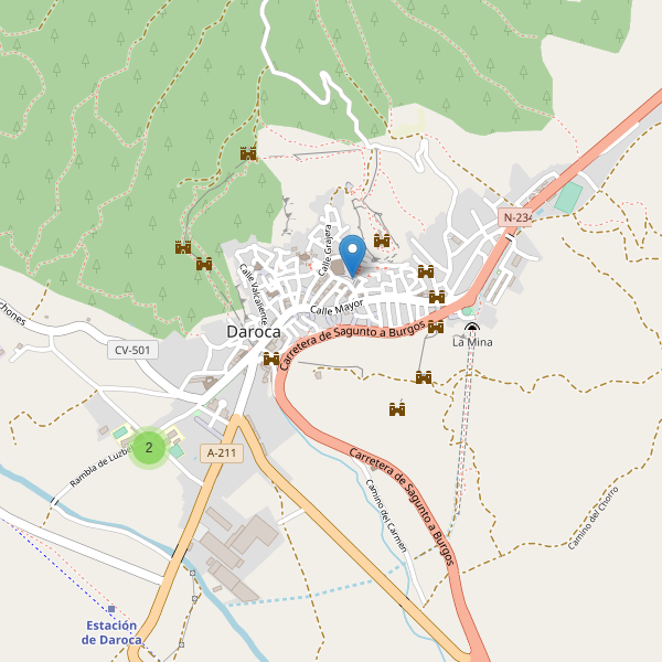 Mapa de escuelas en Daroca Thumbnail