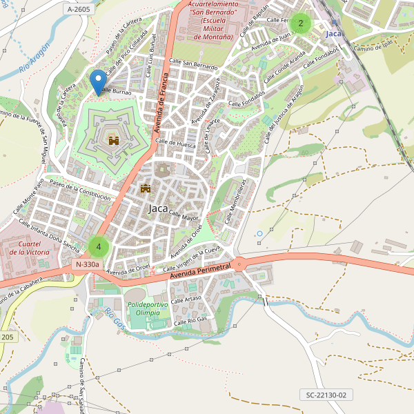 Mapa de escuelas en Jaca Thumbnail
