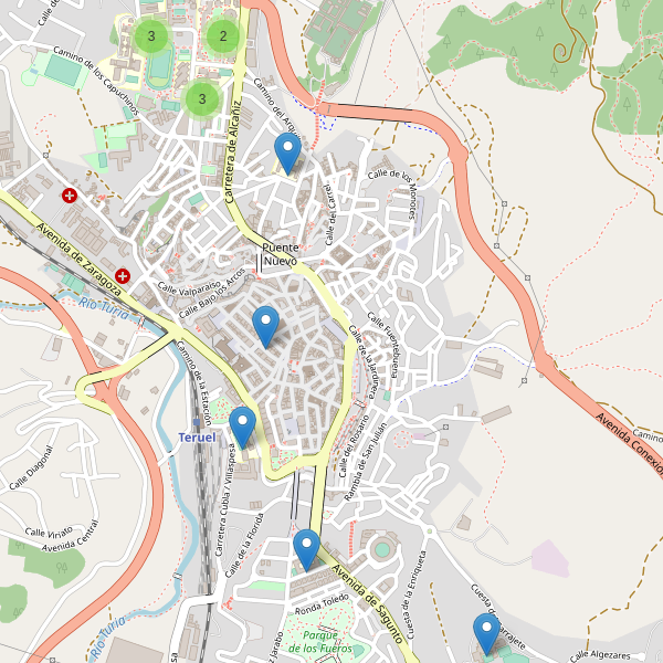 Mapa de escuelas en Teruel Thumbnail