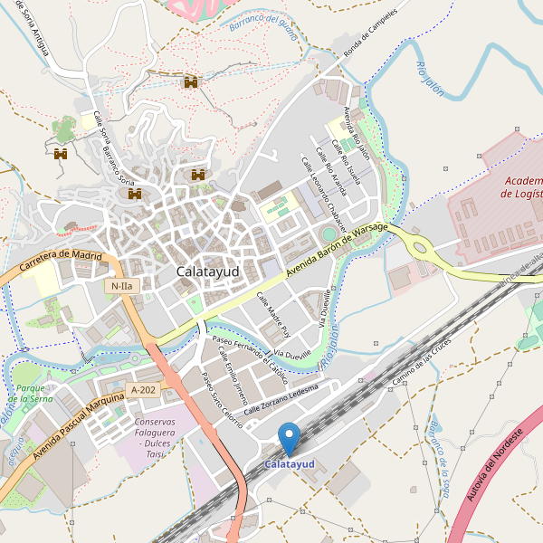 Mapa de estaciones en Calatayud Thumbnail