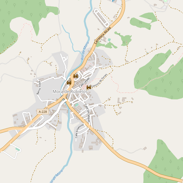 Mapa de estaciones en Mora de Rubielos Thumbnail