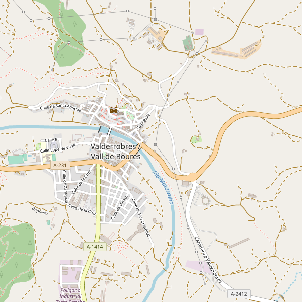 Mapa de estaciones en Valderrobres Thumbnail