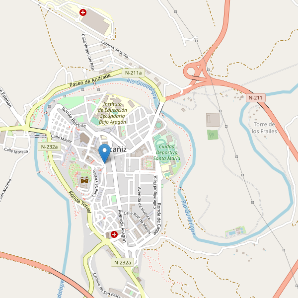 Mapa de farmacias en Alcañiz Thumbnail