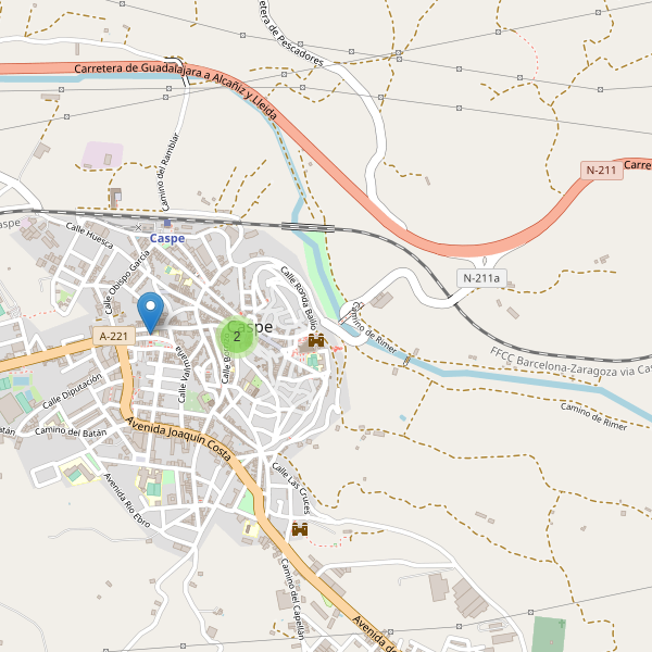 Thumbnail Mapa de farmacias en Caspe