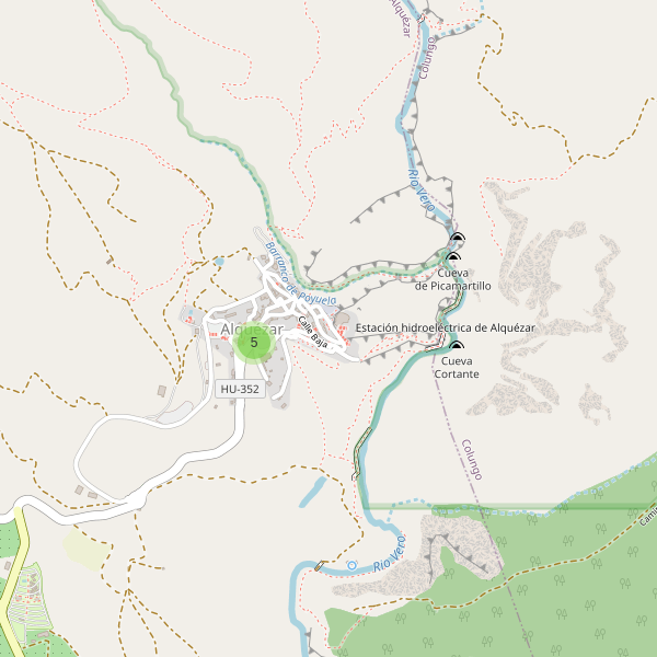 Thumbnail Mapa de hoteles en Alquézar