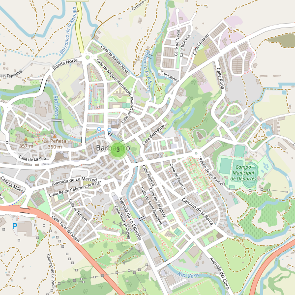 Thumbnail Mapa de hoteles en Barbastro