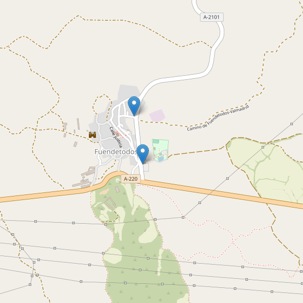 Thumbnail Mapa de hoteles en Fuendetodos