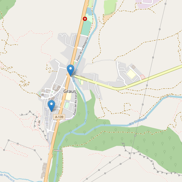 Thumbnail Mapa de hoteles en Graus