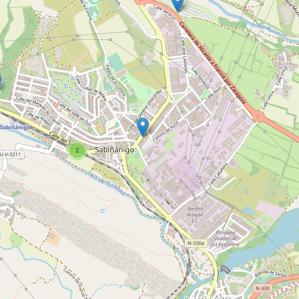 Thumbnail Mapa de hoteles en Sabiñánigo