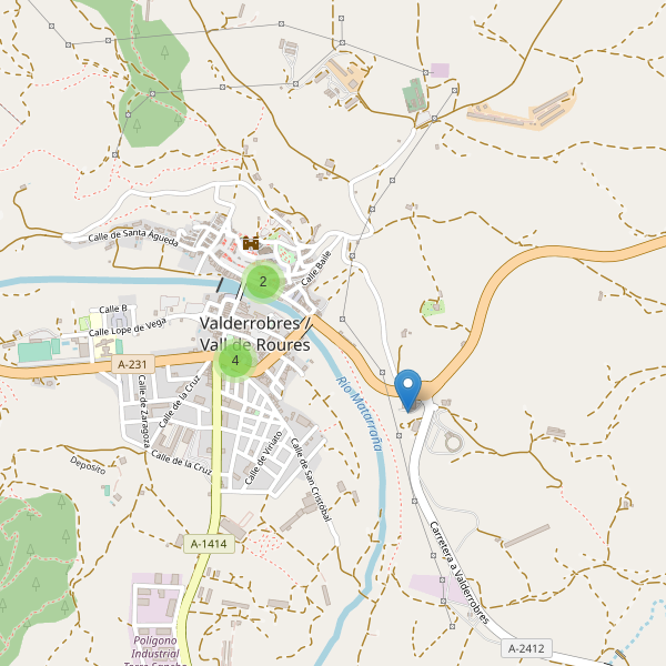 Thumbnail Mapa de hoteles en Valderrobres