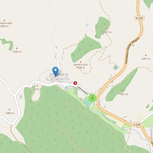 Mapa de iglesias en Alcalá de la Selva Thumbnail