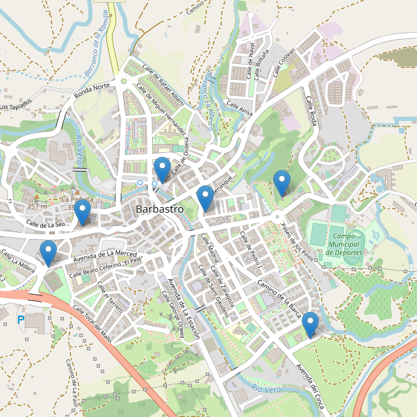 Mapa de iglesias en Barbastro Thumbnail