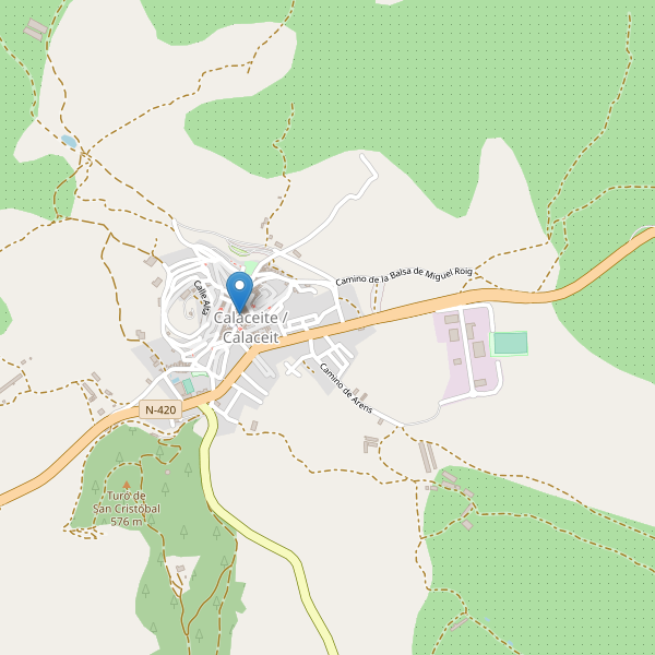 Mapa de iglesias en Calaceite Thumbnail