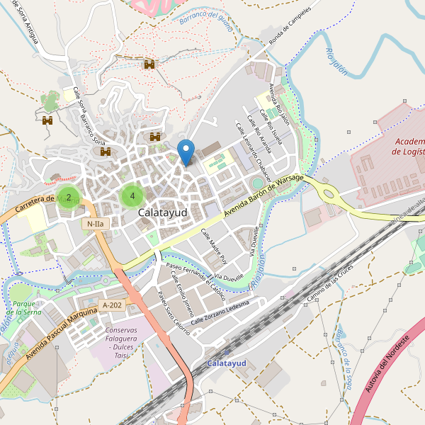 Mapa de iglesias en Calatayud Thumbnail