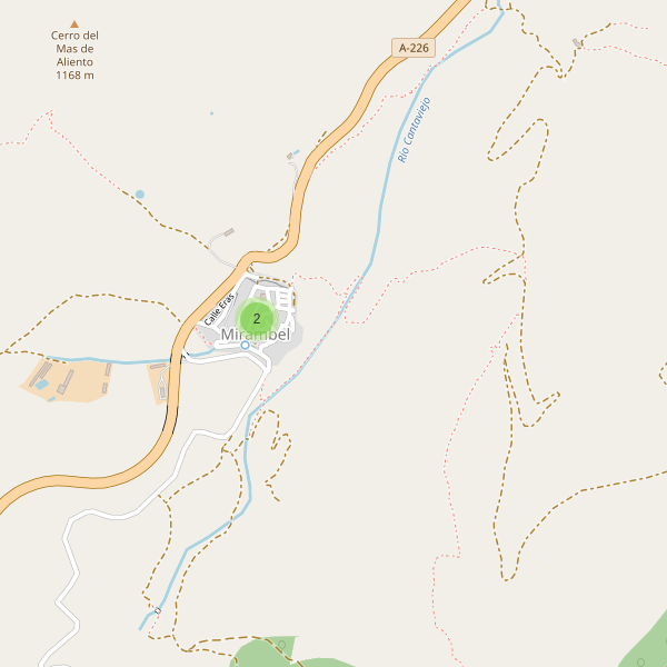 Mapa de iglesias en Mirambel Thumbnail