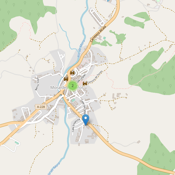 Mapa de iglesias en Mora de Rubielos Thumbnail