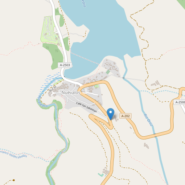 Mapa de iglesias en Nuévalos Thumbnail