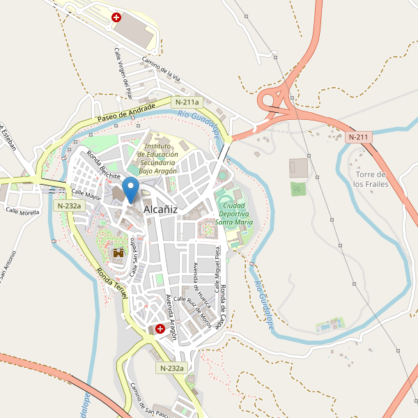 Mapa de mercados en Alcañiz Thumbnail