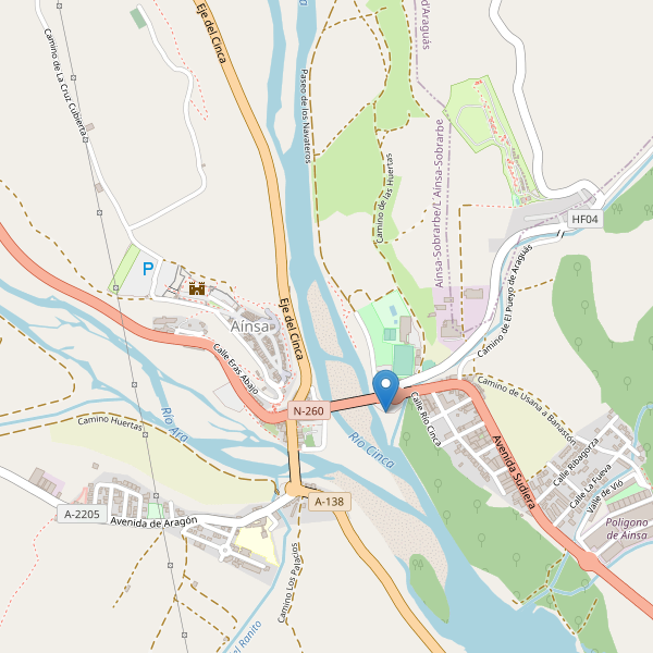 Mapa de mercados en Aínsa Thumbnail