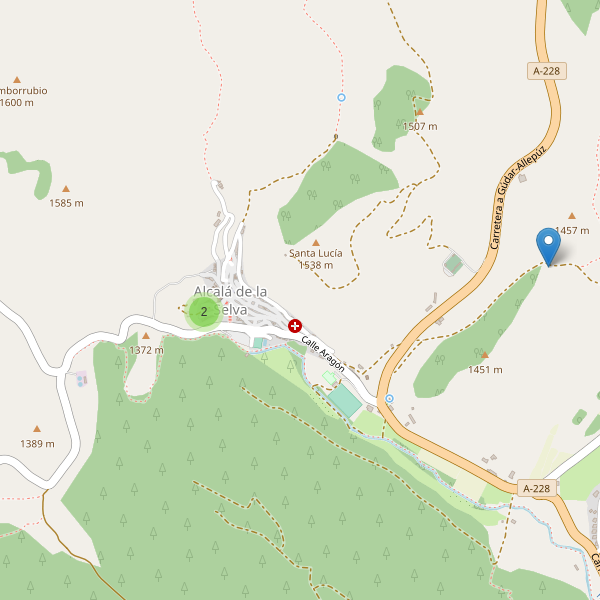 Mapa de monumentos en Alcalá de la Selva Thumbnail