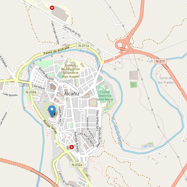 Mapa de monumentos en Alcañiz Thumbnail