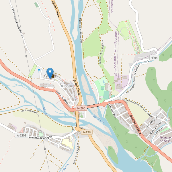 Mapa de monumentos en Aínsa Thumbnail