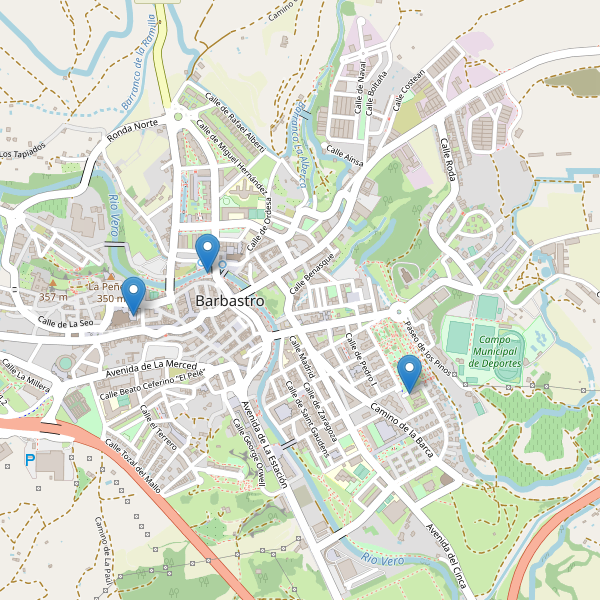 Mapa de monumentos en Barbastro Thumbnail