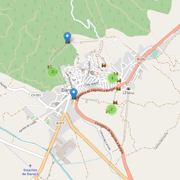 Mapa de monumentos en Daroca Thumbnail
