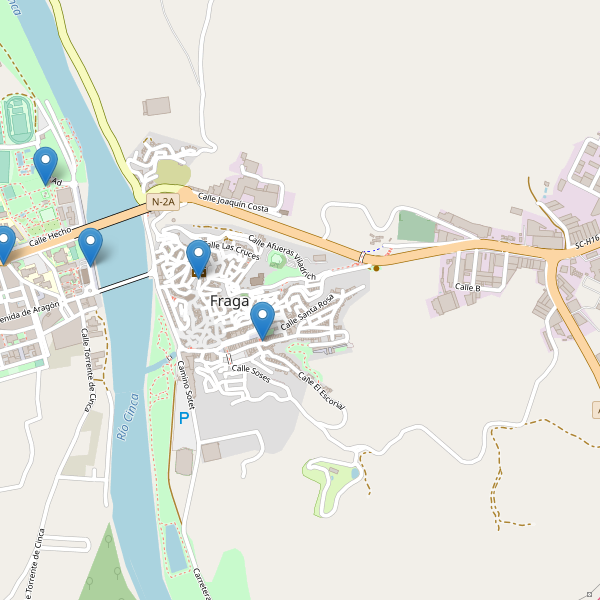 Mapa de monumentos en Fraga Thumbnail