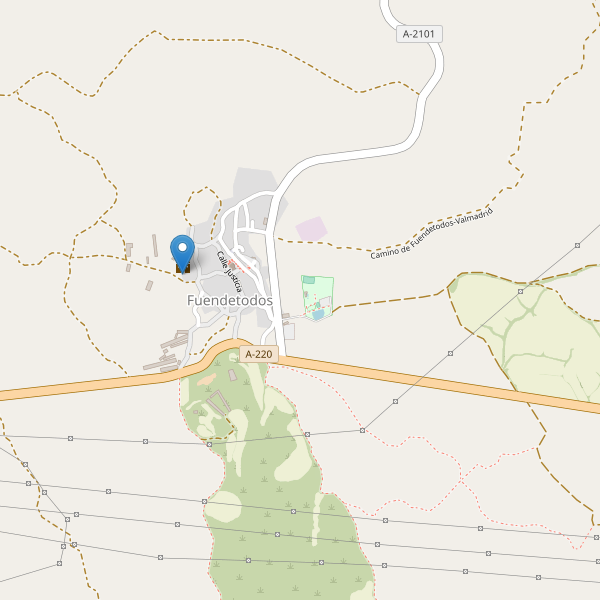 Mapa de monumentos en Fuendetodos Thumbnail