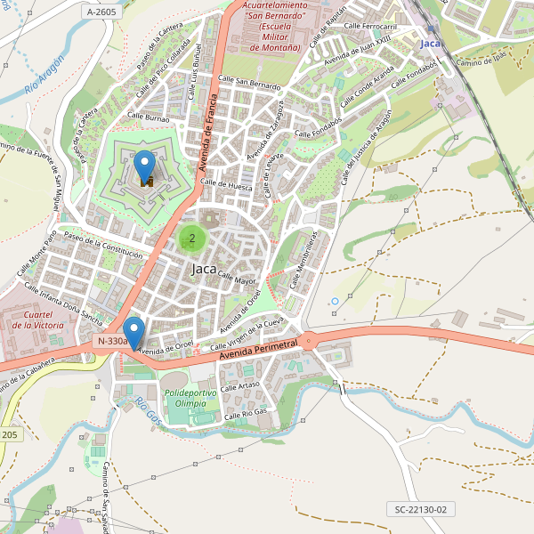 Mapa de monumentos en Jaca Thumbnail