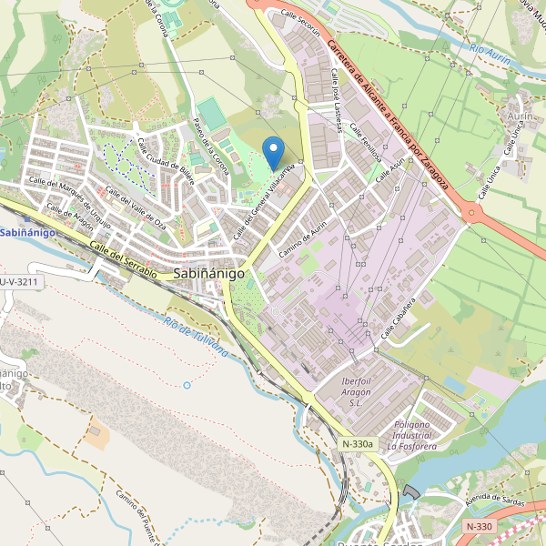 Mapa de monumentos en Sabiñánigo Thumbnail