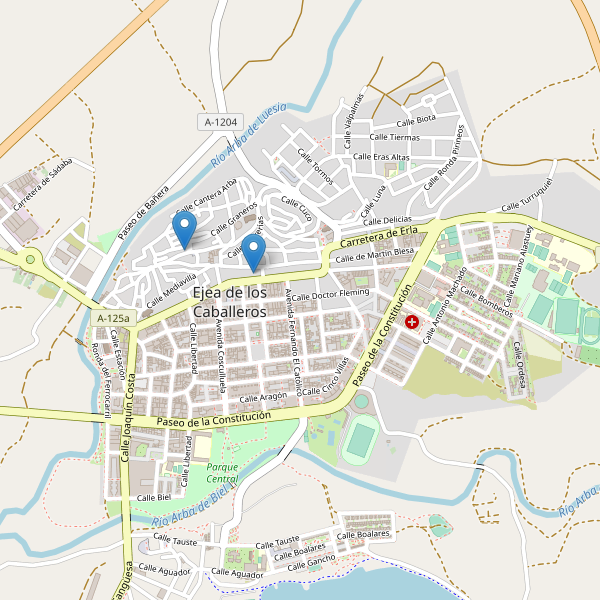 Thumbnail Mapa de museos en Ejea de los Caballeros