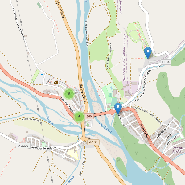 Thumbnail Mapa de restaurantes en Aínsa