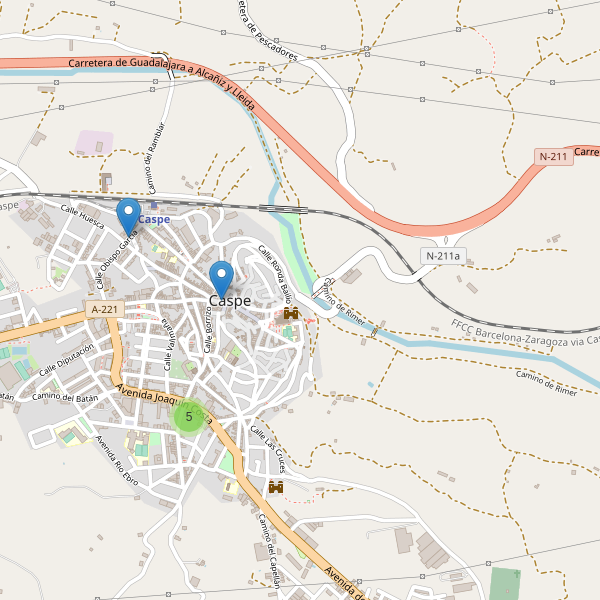 Thumbnail Mapa de restaurantes en Caspe