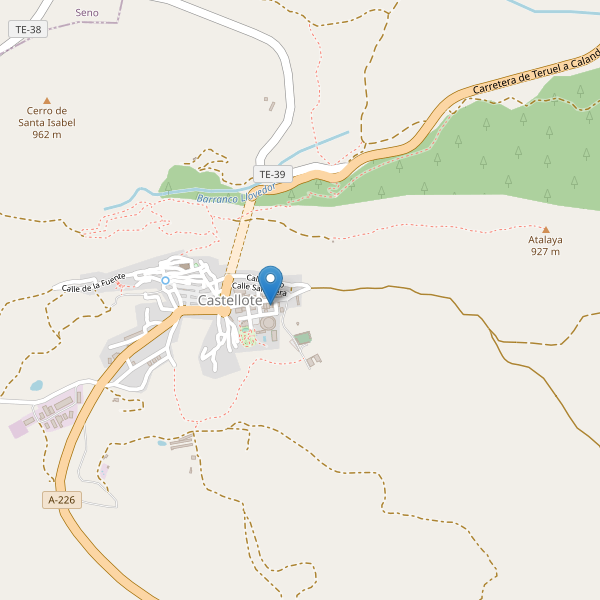 Thumbnail Mapa de restaurantes en Castellote